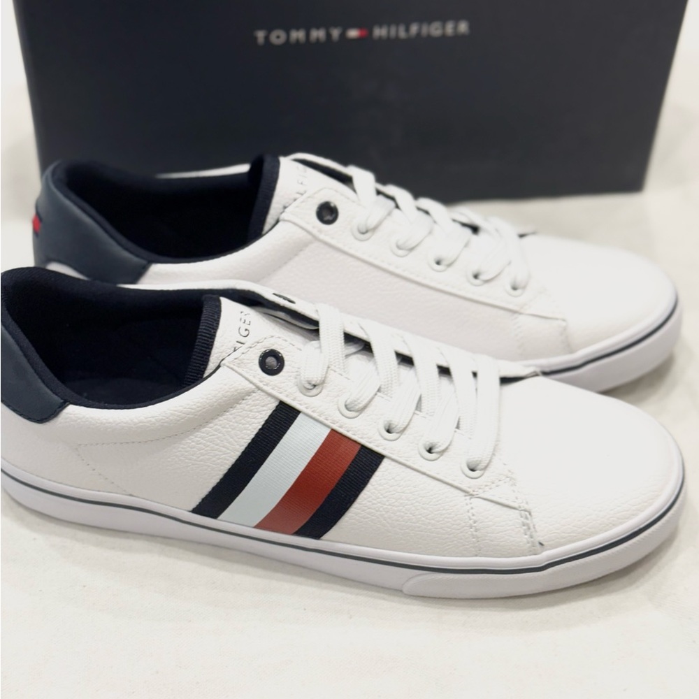 TOMMY HILFIGER PESTO-F MEN'S SHOES COLOR WHITE MULTI